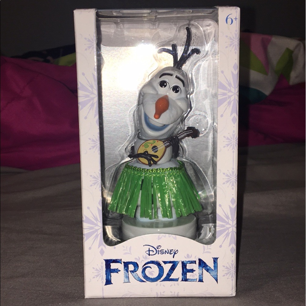 NWT Olaf Frozen Hula Figure